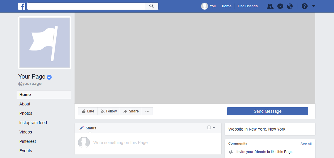 facebook cover template png